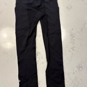 Lululemon women Black Pants 23inch seam